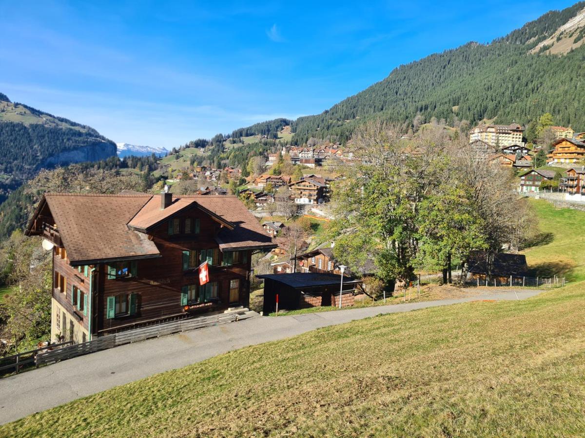 Traditional Chalet In Wengen - Top Floor 아파트 외부 사진